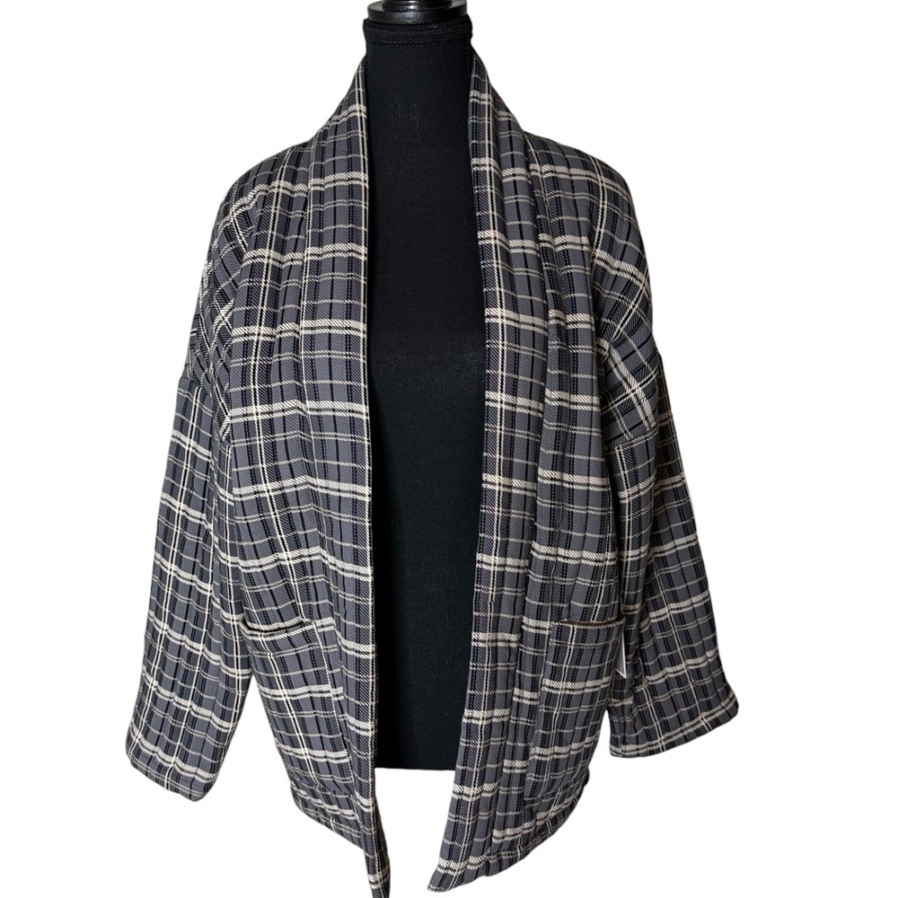 AUTRES FILLES New Oversized Japanese Hanten Padded Quilted Cardigan Jacket Small